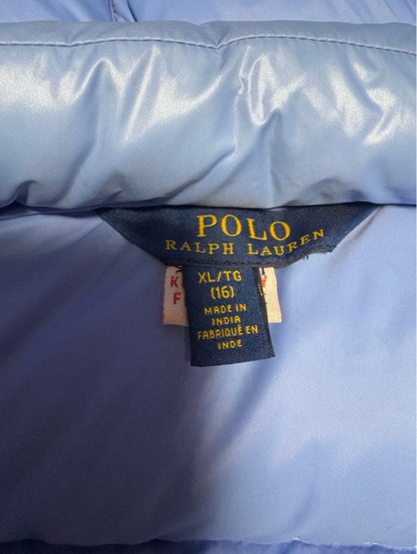 h2　Polo Ralph Lauren フード付きダウンベスト S