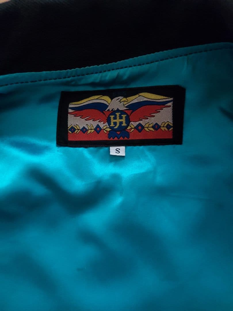 【JHdesign 】MLB マーリンズ スタジャン 袖レザー Lサイズ