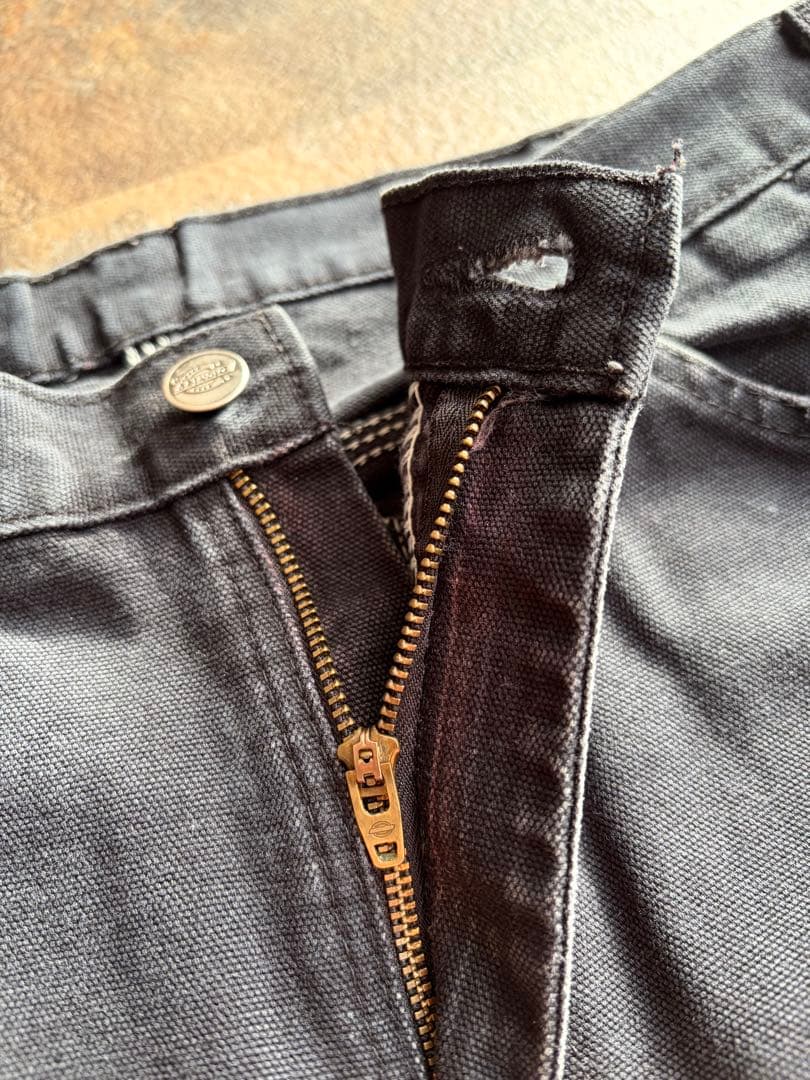 90s Dickies ディッキーズ ダックペインターパンツ ブラックフェード