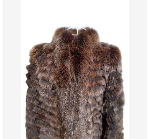 ★【極美品/最高級】SAGA FOX 銀サガ リアルファーコート茶11号 L相当