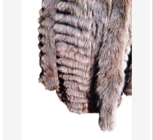 ★【極美品/最高級】SAGA FOX 銀サガ リアルファーコート茶11号 L相当