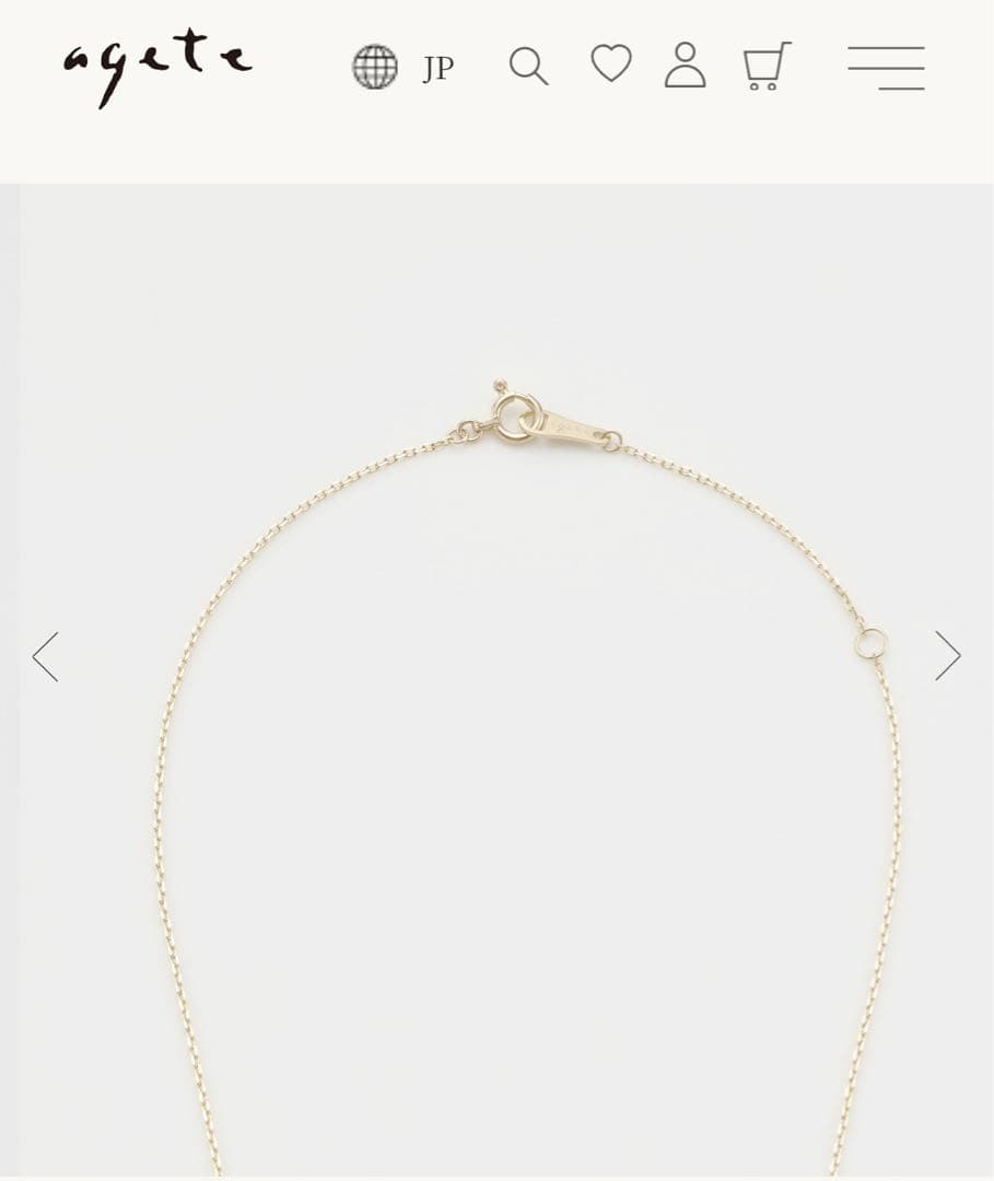 ⭐︎あさ⭐︎アガット k10ダイヤモンドネックレス 伊勢丹購入 証明書付