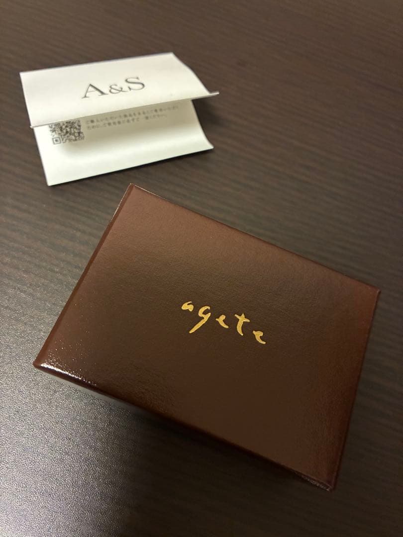 ⭐︎あさ⭐︎アガット k10ダイヤモンドネックレス 伊勢丹購入 証明書付