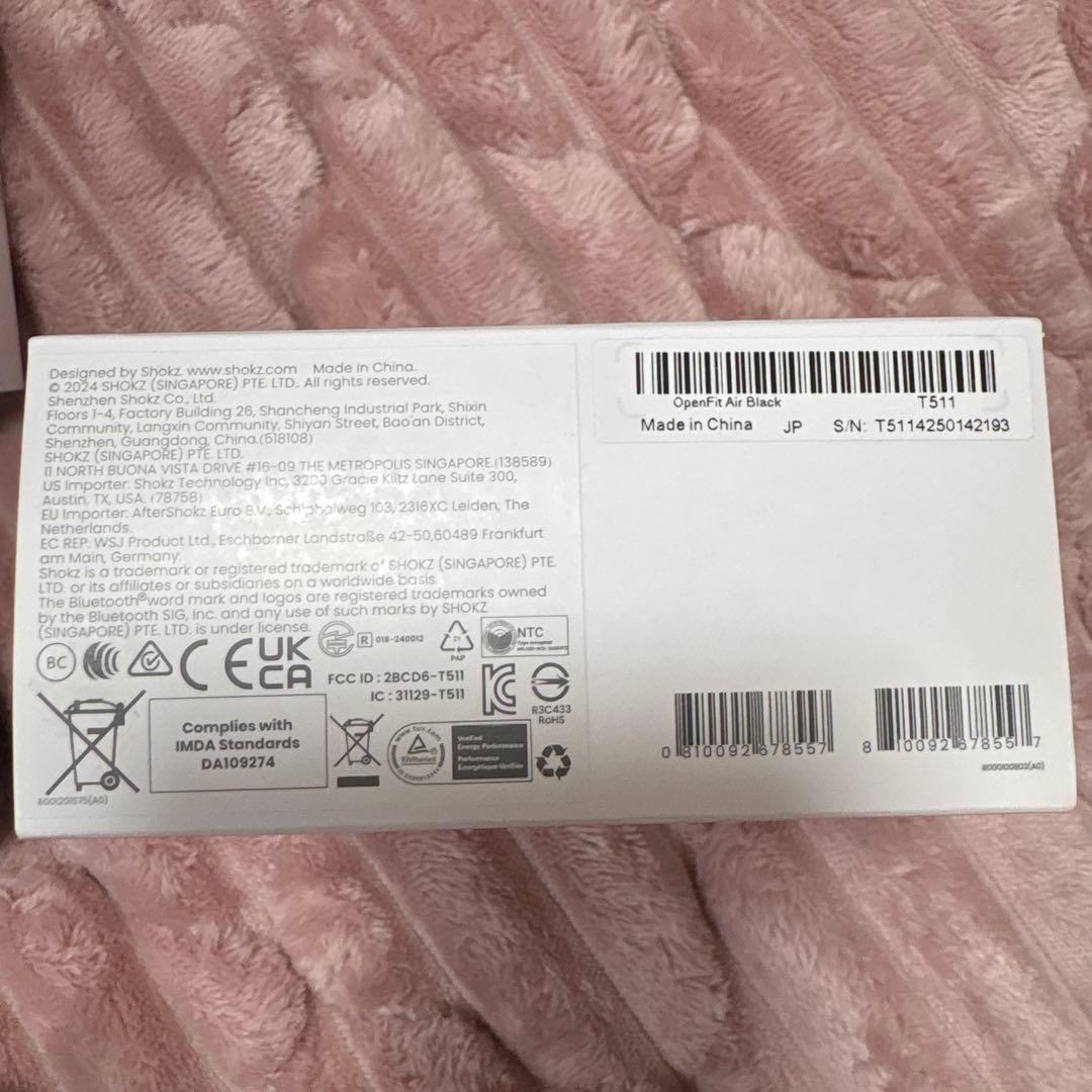 Shokz OpenFit Air オープンイヤーイヤホンワイヤレスイヤホン