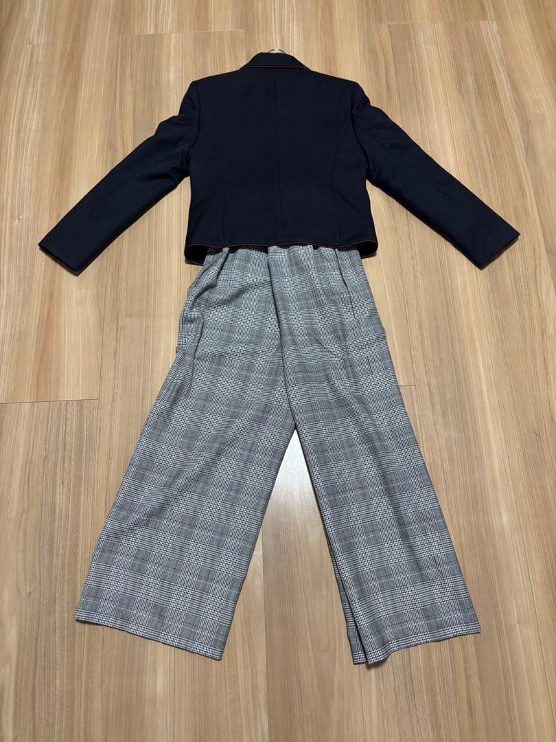 卒業式 ELLE EN NOIR ブレザー ワイドパンツ パンツスーツ 150