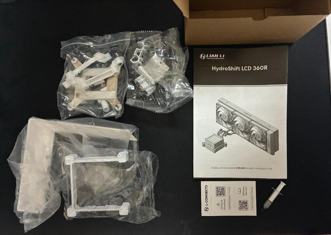 PC用ファン・クーラー LIANLI HydroShift LCD 360R White ARGB