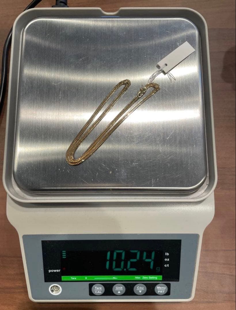 K18（18金）喜平ネックレス 8面 トリプル 10g 40cm