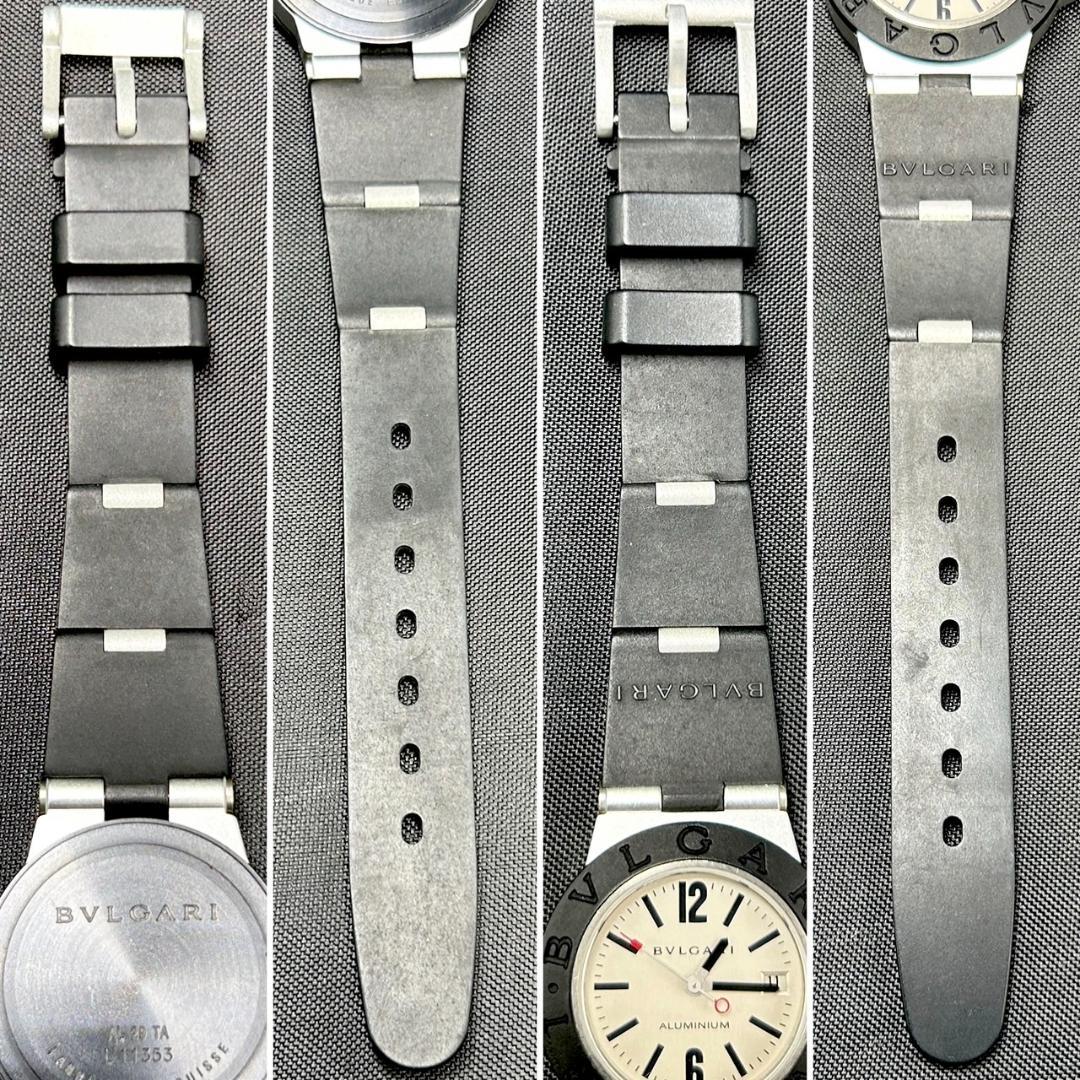 稼働品 ブルガリ ディアゴノ アルミニウム AL29TA レディース 電池交換済