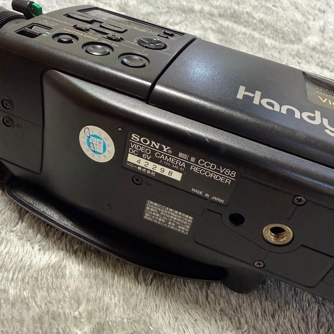 【昭和レトロ・極美品】SONY Handycam CCD-V88｜37年前購入