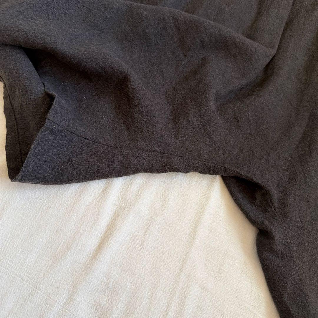 ネストローブnest robeリネンウール✨ダークグレー✨サルエルパンツ