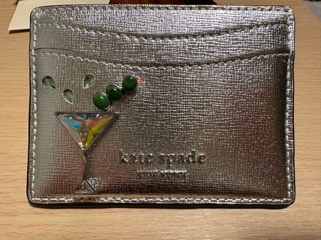 【杏】ケイトスペード カードケース カクテル