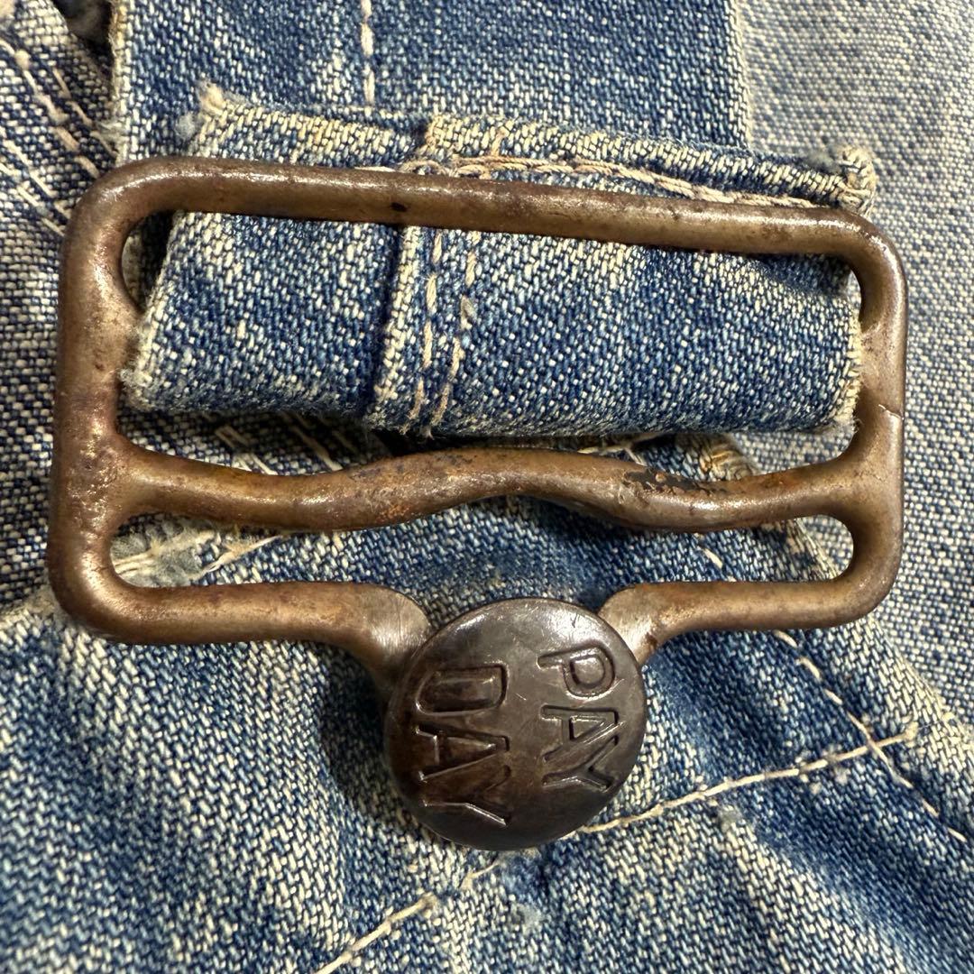 40s PAYDAYオーバーオール W108cm ビンテージ デニム