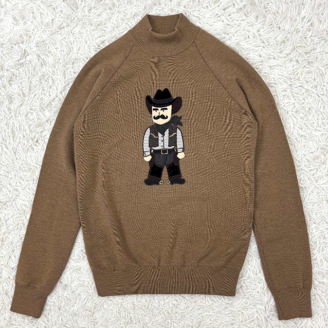 ☆希少☆美品☆ DOLCE&GABBANA　ニット　セーター　カウボーイ　刺繍