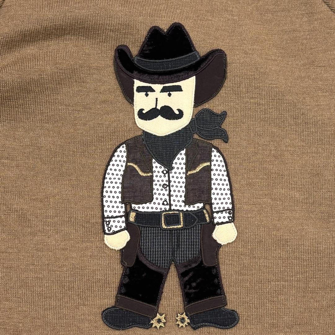 ☆希少☆美品☆ DOLCE&GABBANA　ニット　セーター　カウボーイ　刺繍