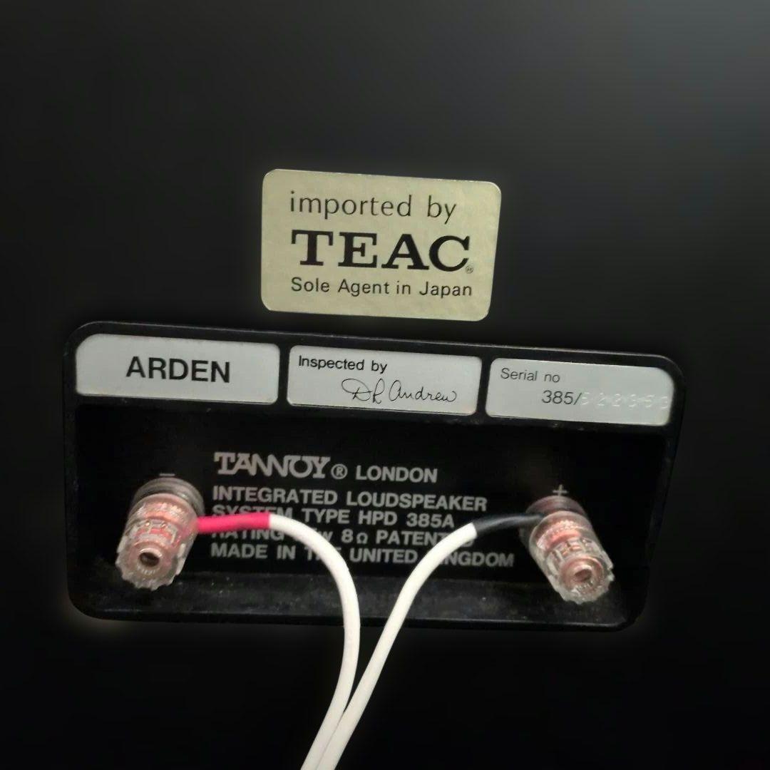 TANNOY　タンノイ　アーデン　ＨＰＤ３８５Ａ　完動品　Ａ（1台目）