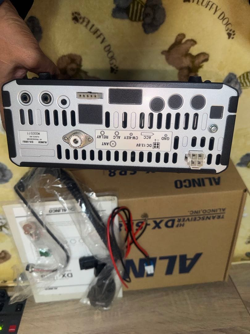 ALINCO DX-SR8J HFトランシーバー(分離キット(未使用))付き