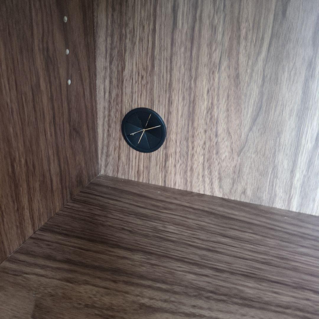 【美品】無印良品　木製キャビネット　木扉　ウォールナット