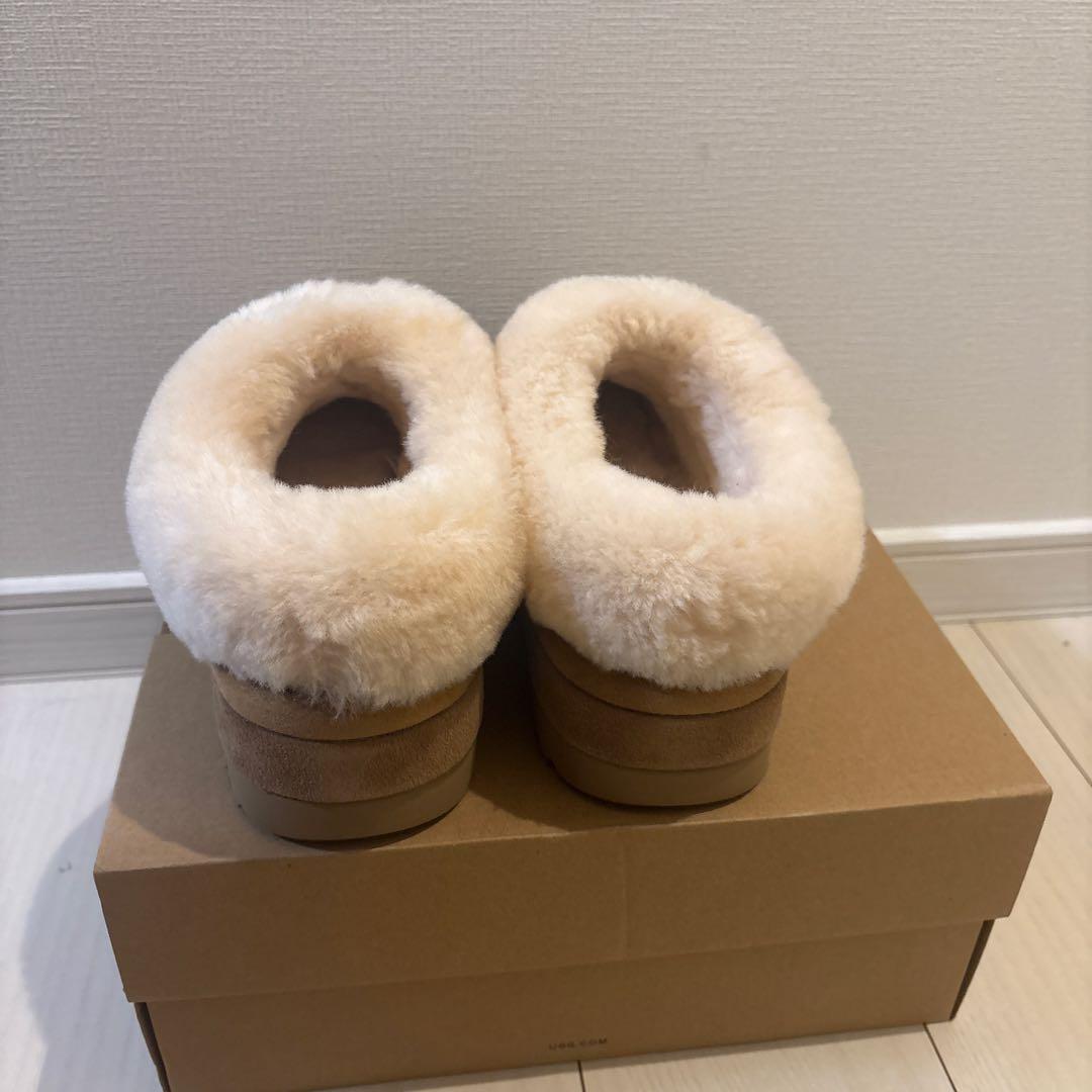 UGG ブラウン 厚底ムートンブーツ