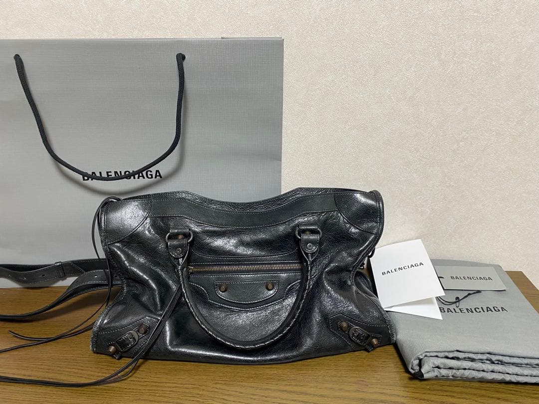 【BALENCIAGA】　LE CITY バッグ　ミディアム