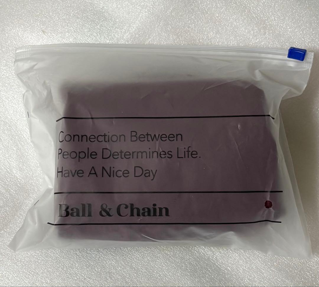 ボールアンドチェーン❤️カフェタナカ❤️エコバッグ　Mサイズ❤️ボルドー❤️正規品