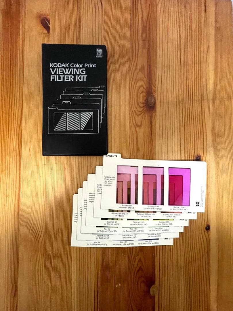 フィルムカメラ KODAK Color Print Viewing Filter Kit