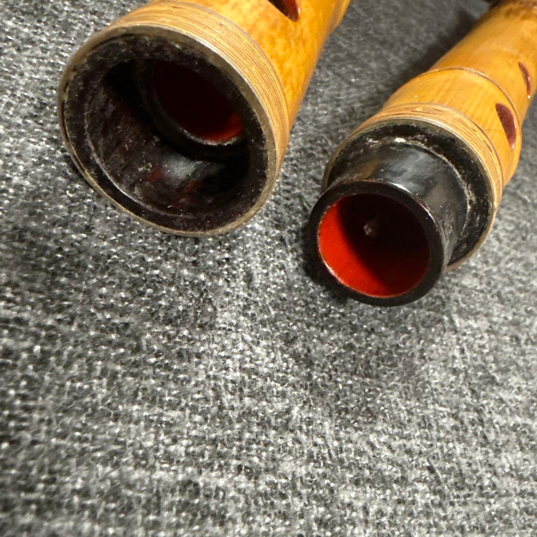 尺八　鹿山銘　2印 55センチ　八寸