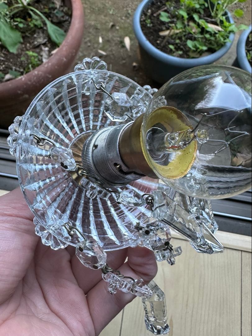 ＊cielページになります＊ スペアドロップ6個が付いたミニシャンデリア＊