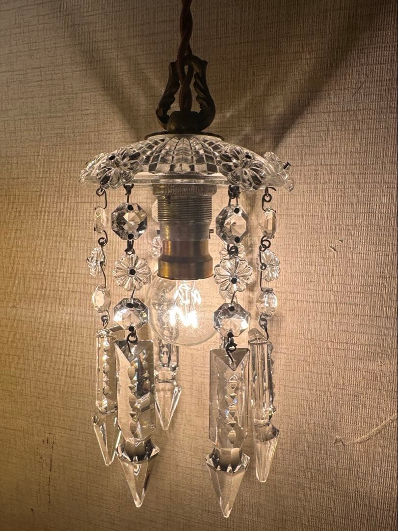 ＊cielページになります＊ スペアドロップ6個が付いたミニシャンデリア＊