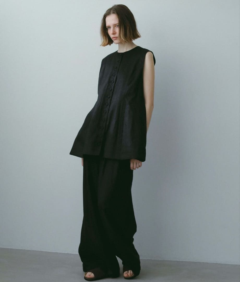 断捨離中☺︎様 新品未使用 ETRE TOKYO リネンカーブシルエットベスト