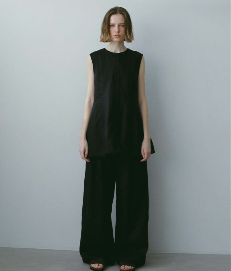 断捨離中☺︎様 新品未使用 ETRE TOKYO リネンカーブシルエットベスト