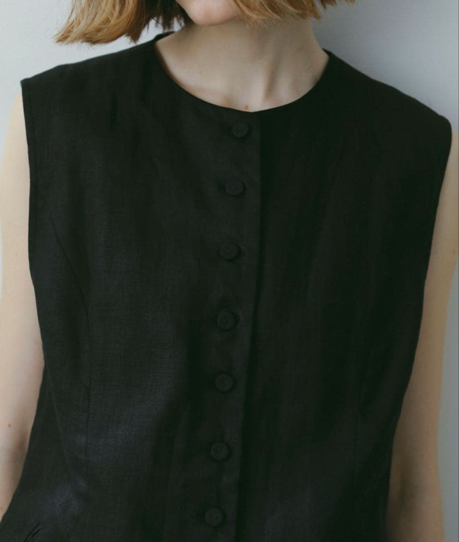 断捨離中☺︎様 新品未使用 ETRE TOKYO リネンカーブシルエットベスト