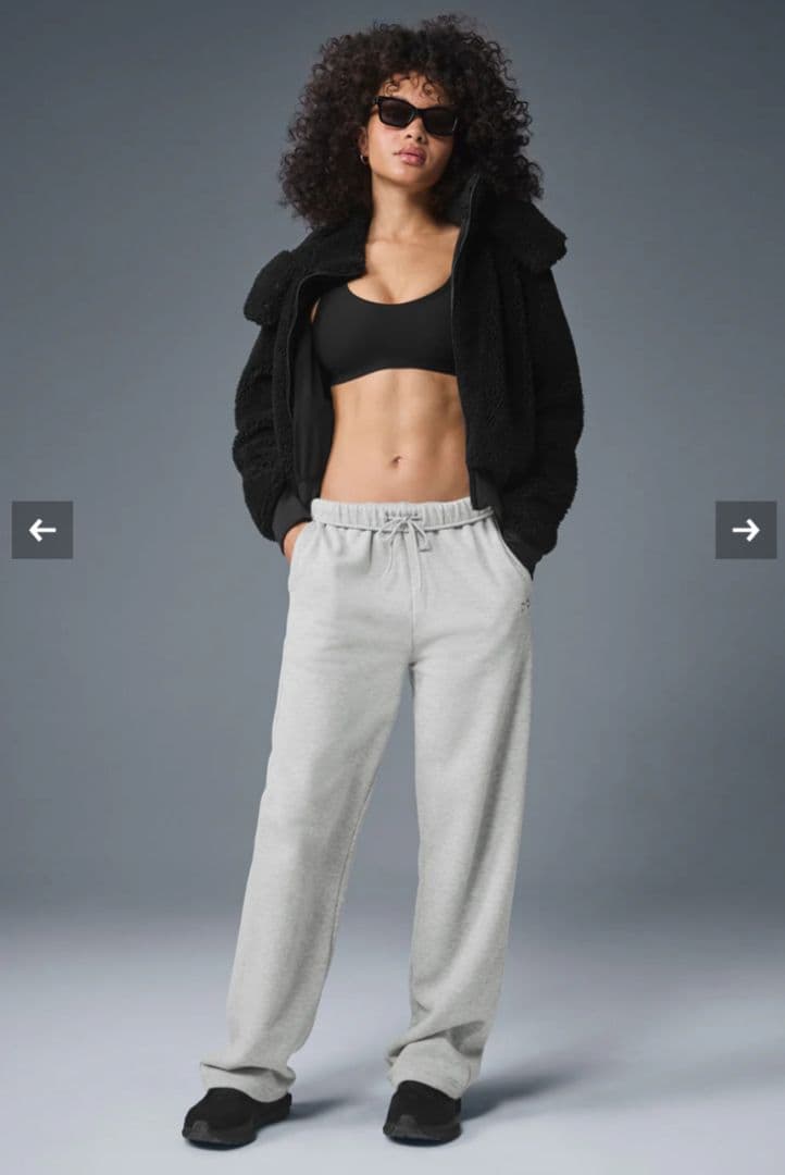 最終値下Alo Yoga Foxy Sherpa ジャケット シェルパ アロヨガ