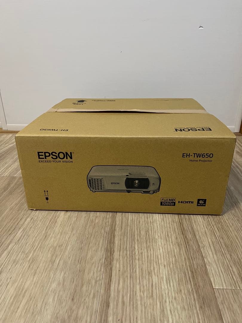 EPSON EH-TW650 ホームプロジェクター 白 エプソン
