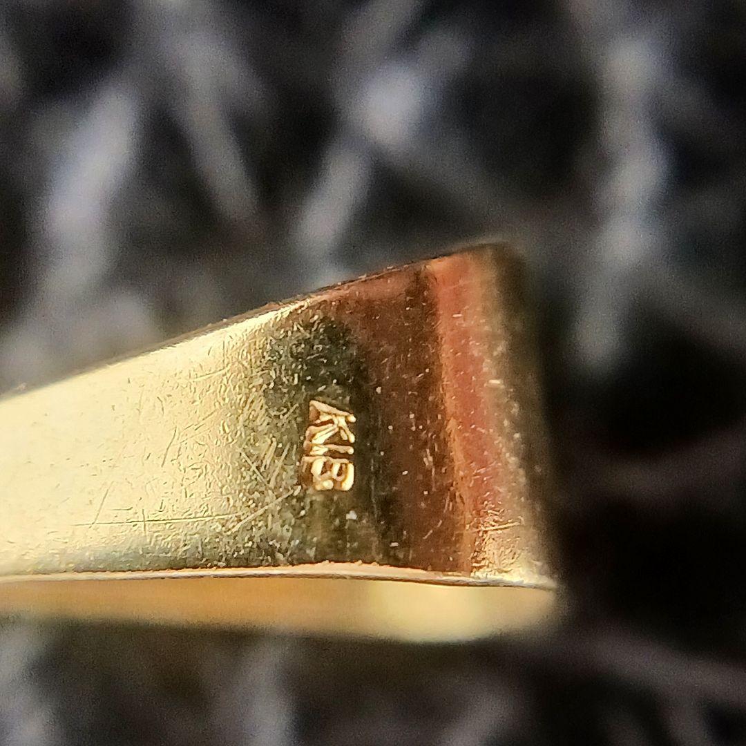 (C121803) K18 YG 十字架 ネックレストップ ペンダント チャーム