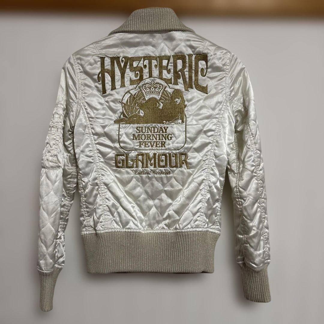 Hysteric キルティングブルゾン ホワイト