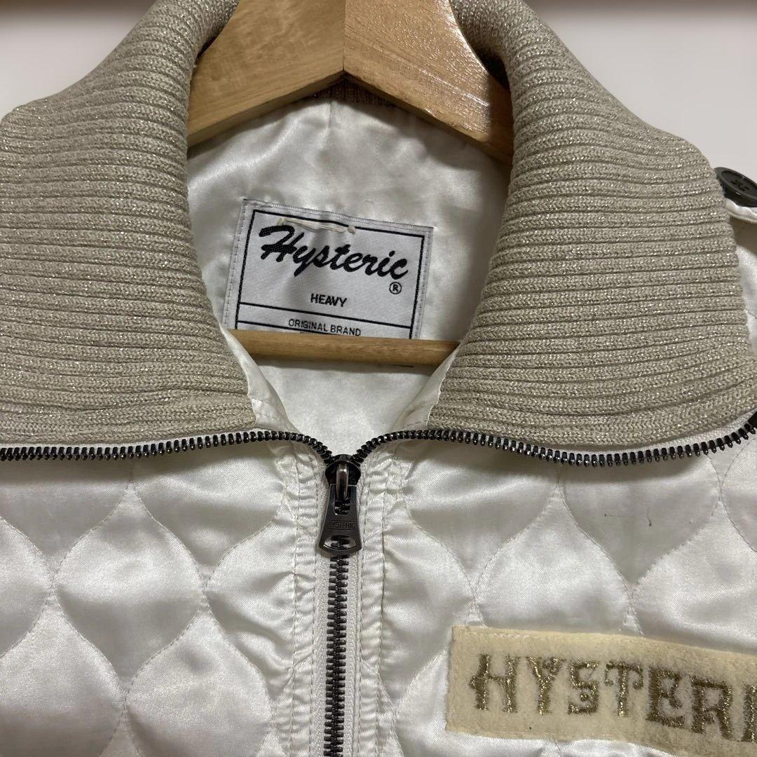 Hysteric キルティングブルゾン ホワイト