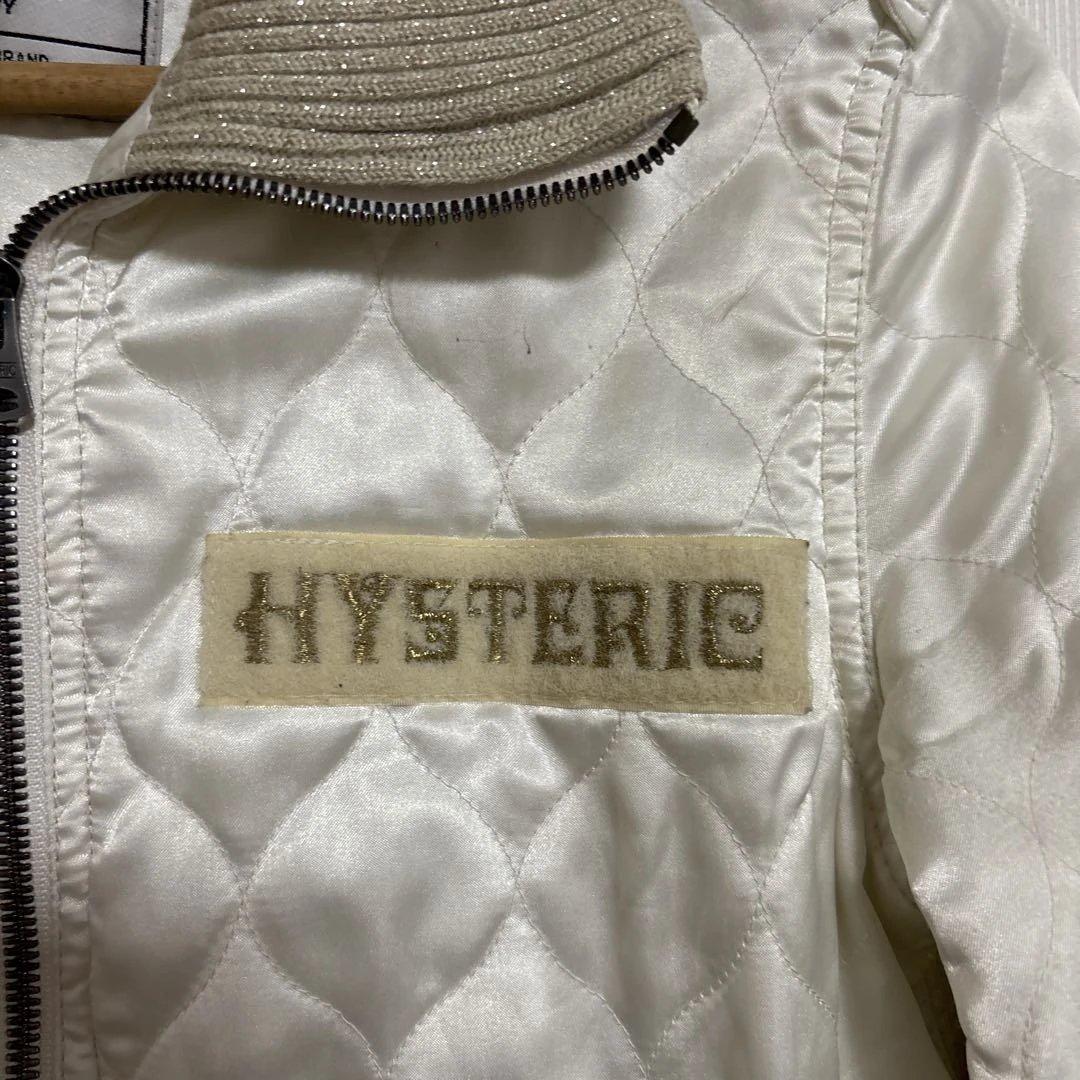 Hysteric キルティングブルゾン ホワイト
