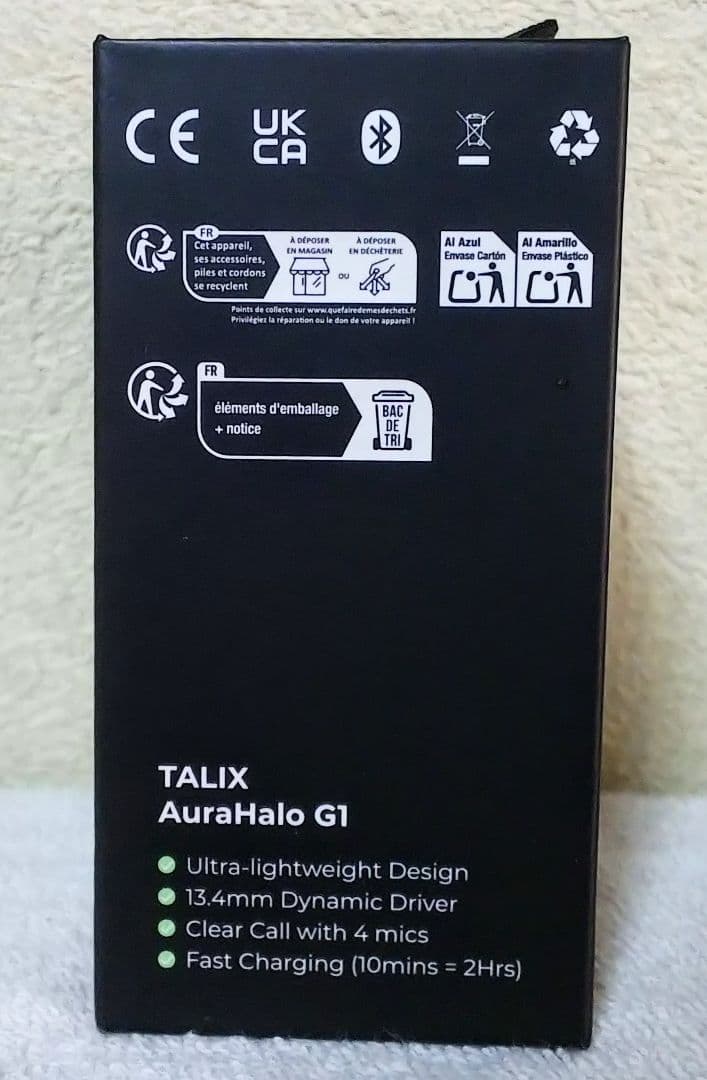 TALIX AuraHalo G1 ワイヤレス イヤホン Bluetooth