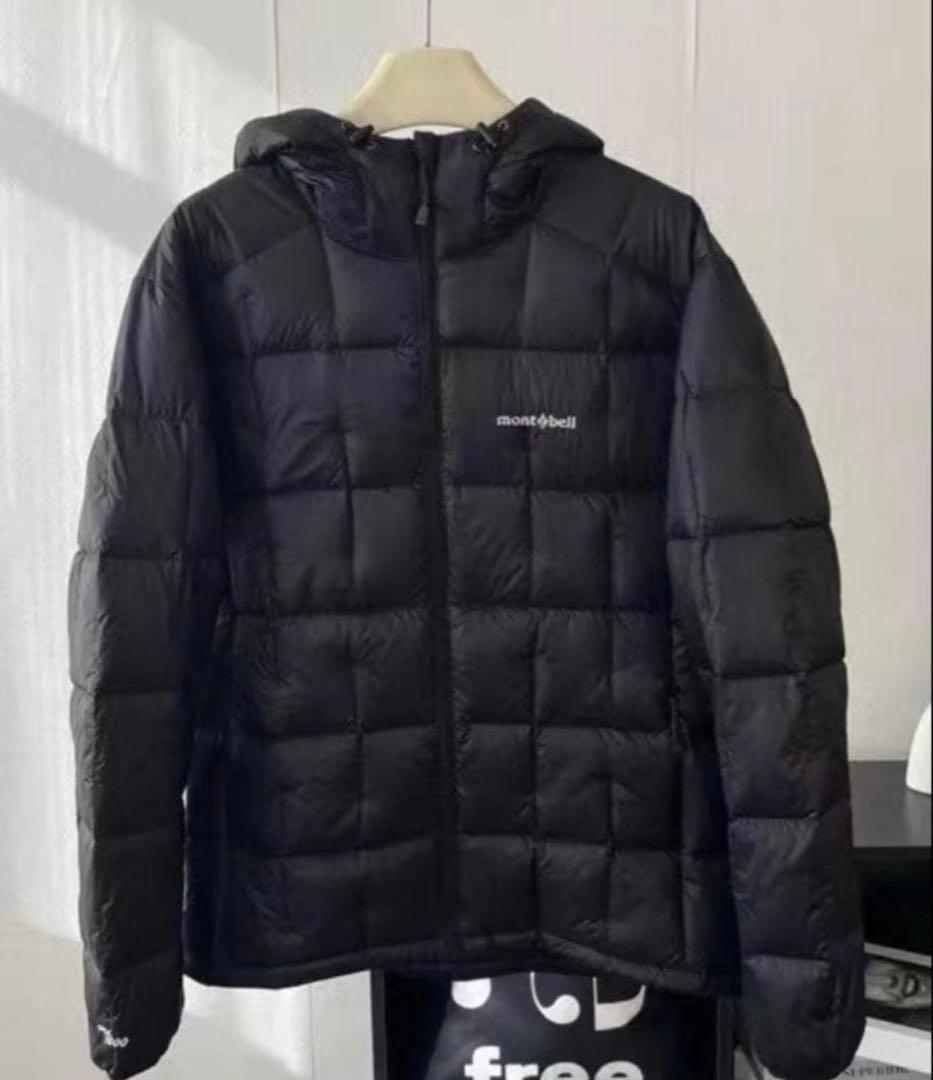 極美品モンベルプラズマ1000アルパインダウンパーカ Men'sMブラック