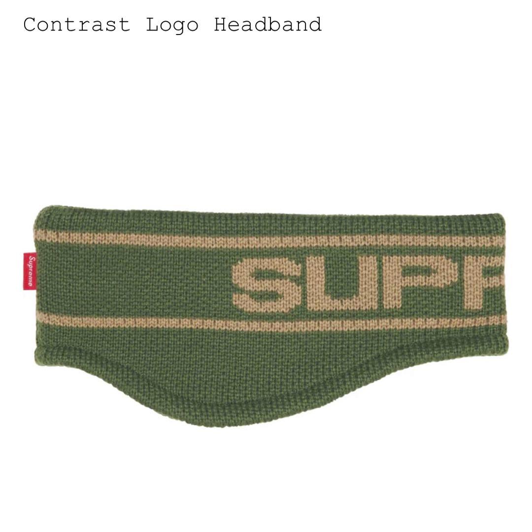 s*o様 supreme Contrast Logo Headband
