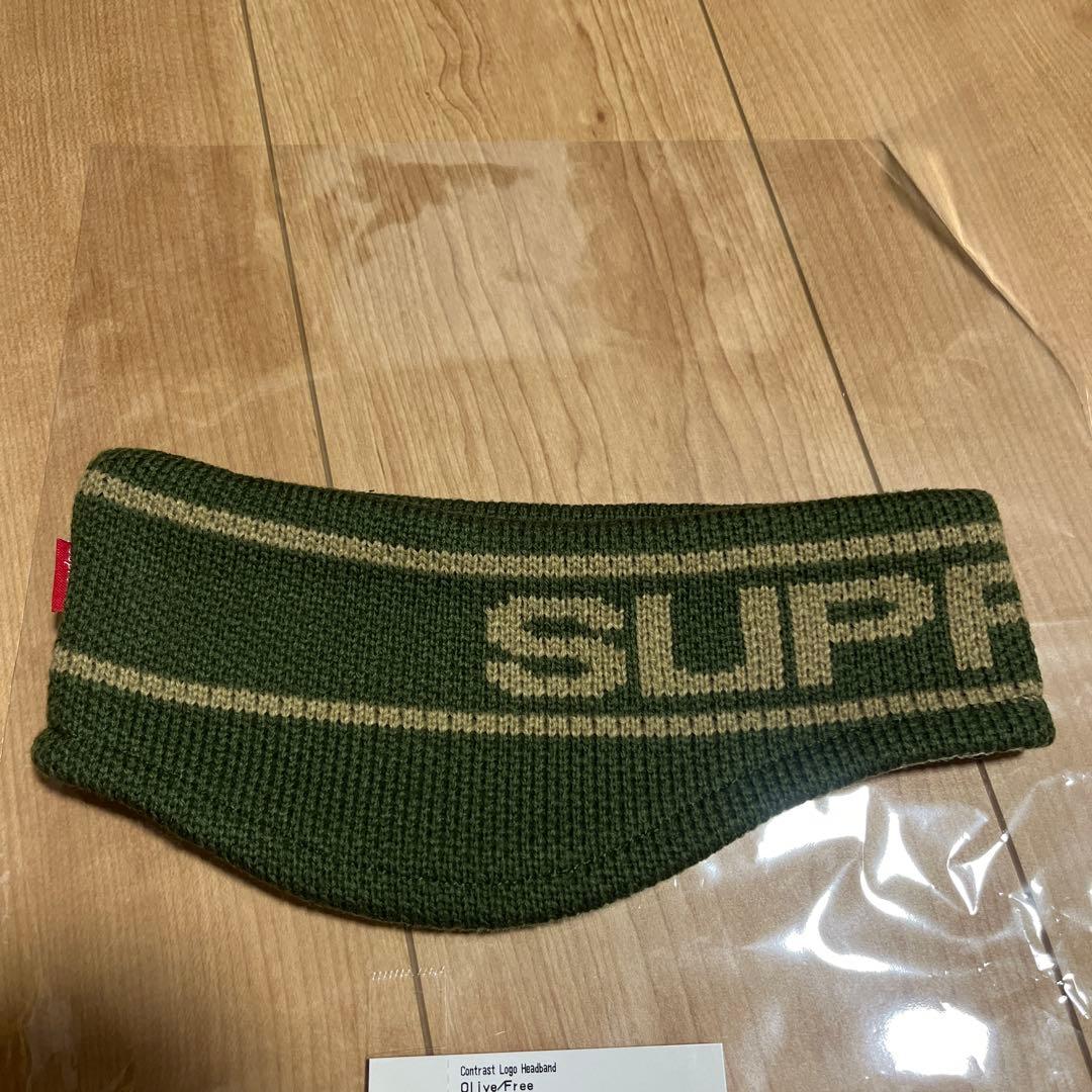 s*o様 supreme Contrast Logo Headband