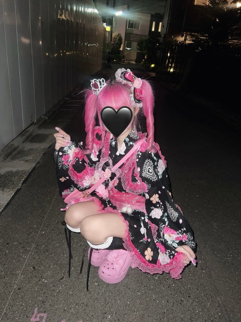 姫ギャル浴衣ドレス＋帯セット