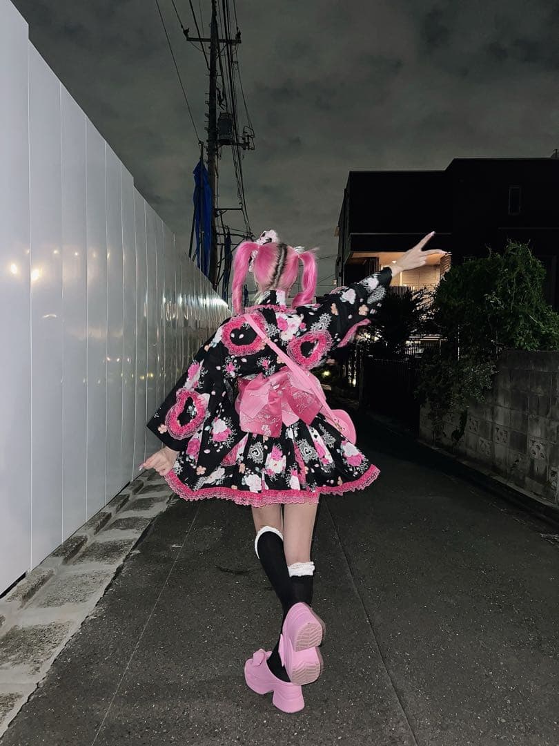 姫ギャル浴衣ドレス＋帯セット