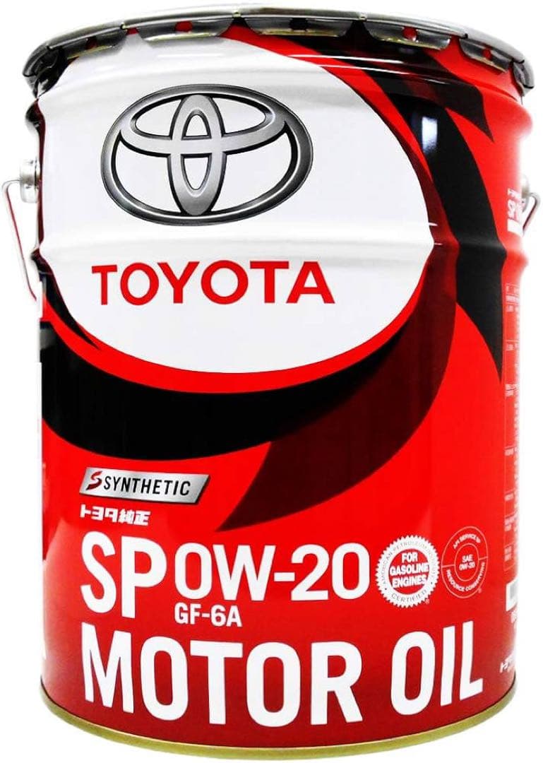 TOYOTA SP 0W-20 GF-6A エンジンオイル　20L