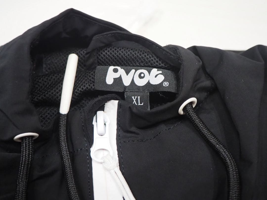 ジャケット・アウター PVOT ANORAK PREMIUM NYLON JACKET (BLACK)