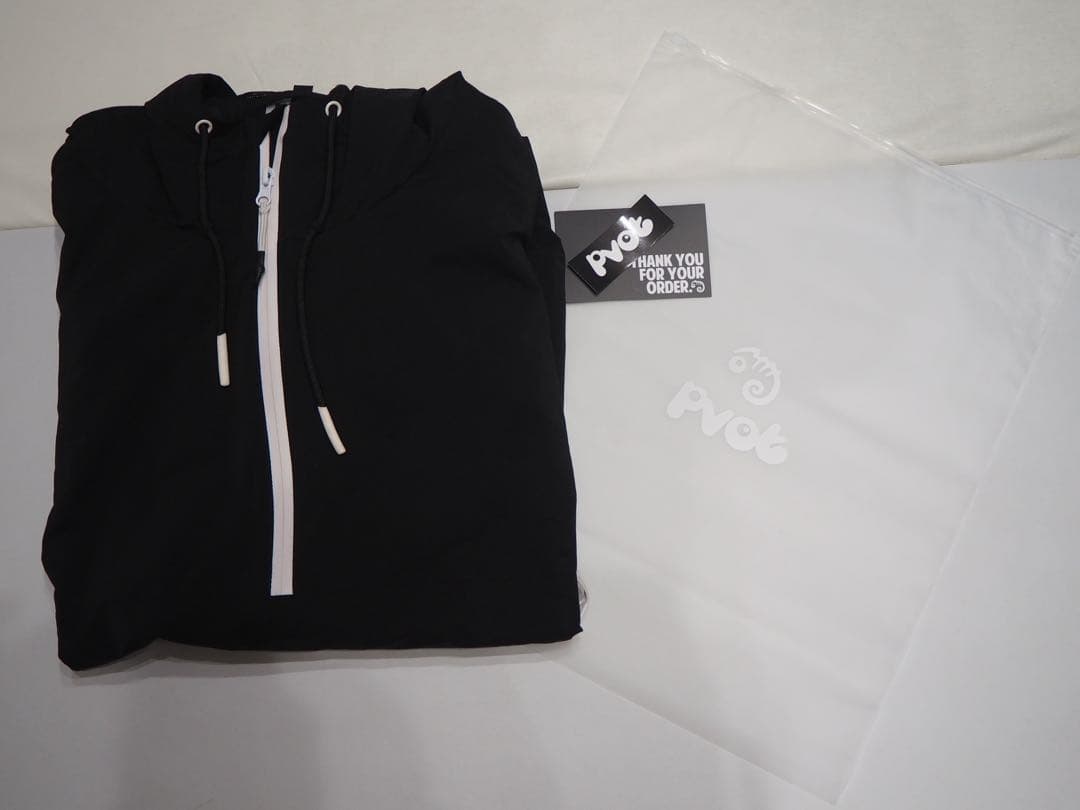 ジャケット・アウター PVOT ANORAK PREMIUM NYLON JACKET (BLACK)