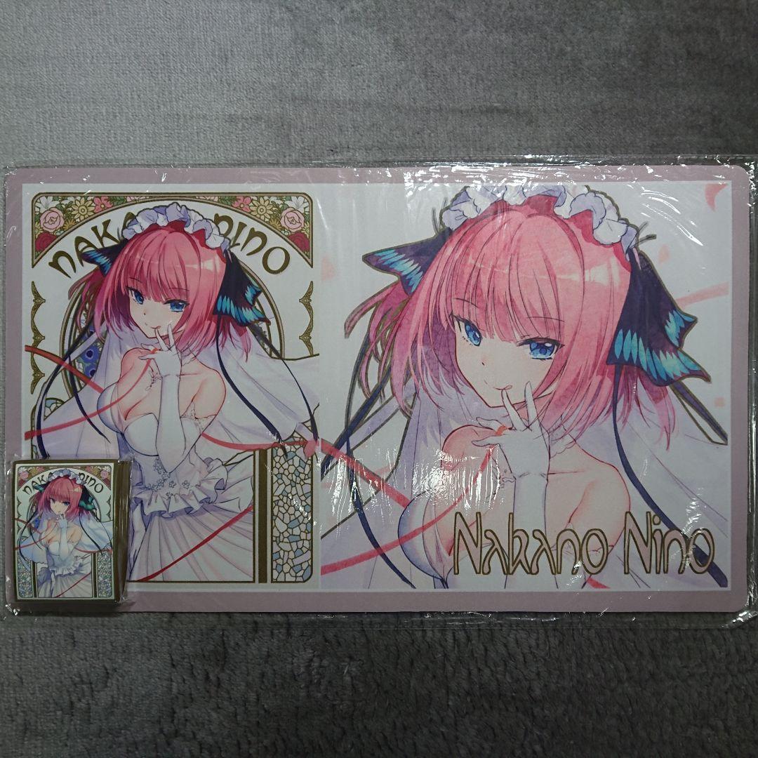 α1 五等分の花嫁 ミュシャ風&ウエディング 中野二乃 スリーブ&プレイマット