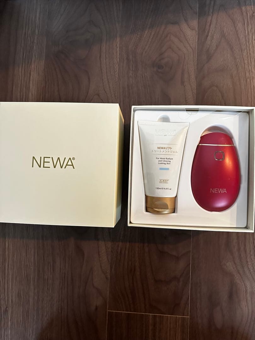 【動作確認済み・極美品】NEWA 美顔器セット レッド