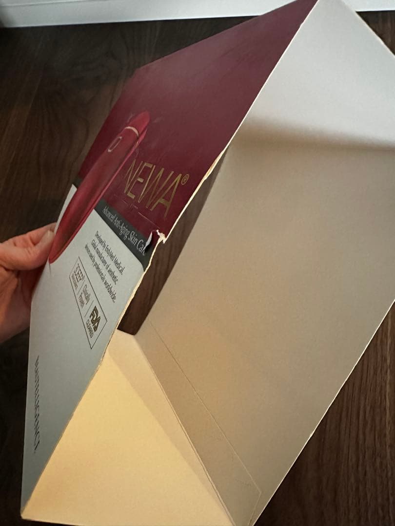 【動作確認済み・極美品】NEWA 美顔器セット レッド