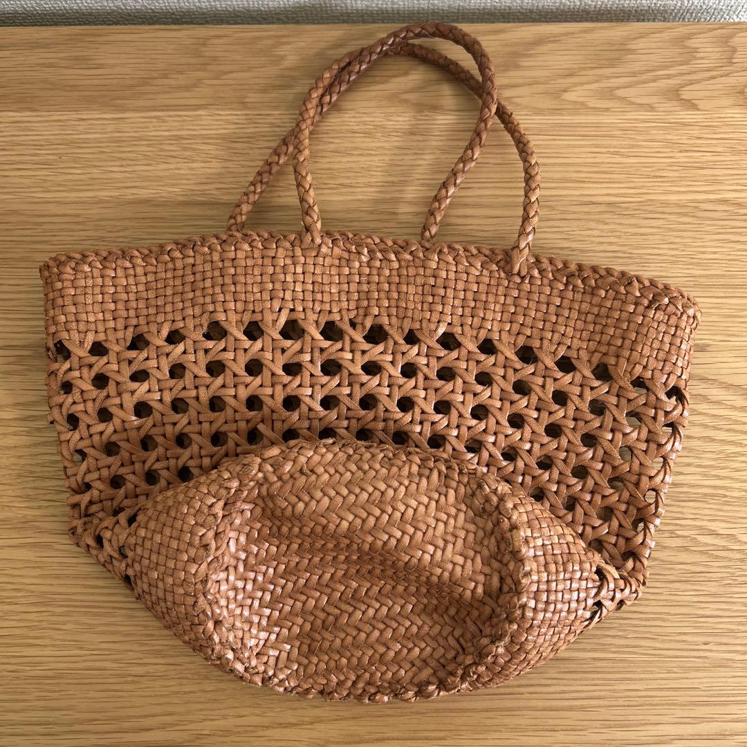 【dragon】レザーメッシュバッグ